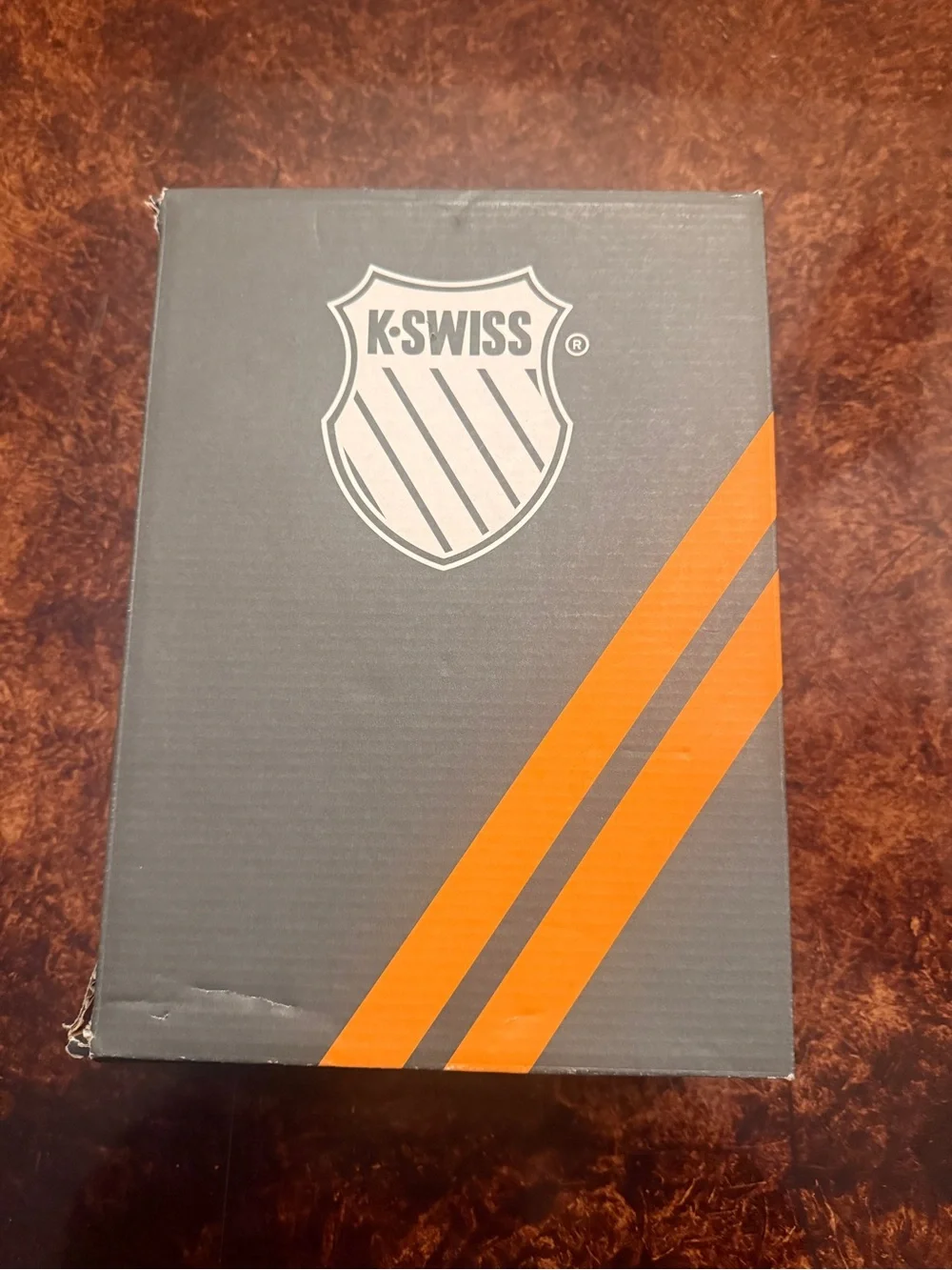 K-Swiss x McLaren Women's White & Orange Athletic Sneaker